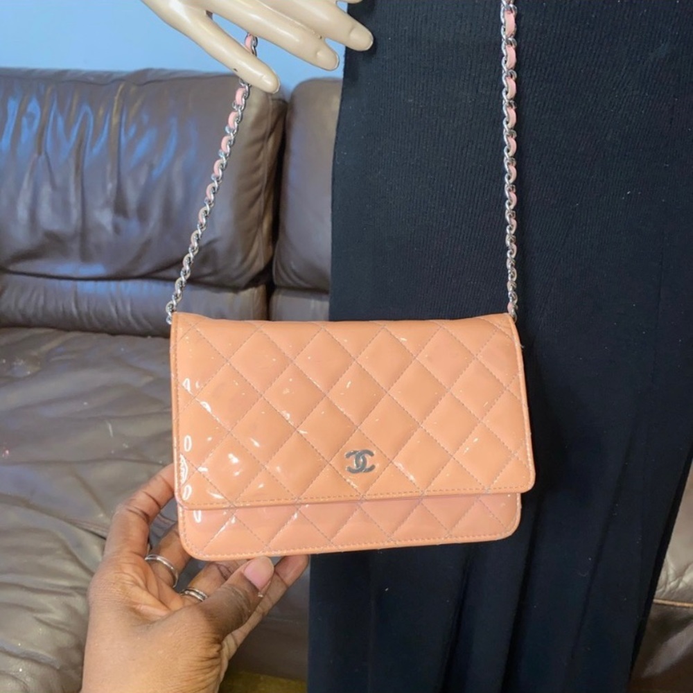 Authentic Chanel WOC Wallet Chain Bag